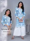 Victoria Vol 18 Nx By Blue Hills Rayon Kurti With Bottom Wholesalers Shop In Surat
